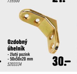 Ozdobný úhelník