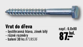 Vrut do dřeva