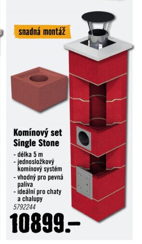 Komínový set Single Stone