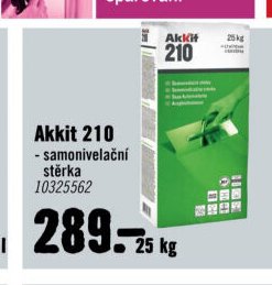 Akkit 210 - samonivelační stěrka