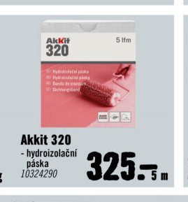 Akkit 320 - hydroizolační páska