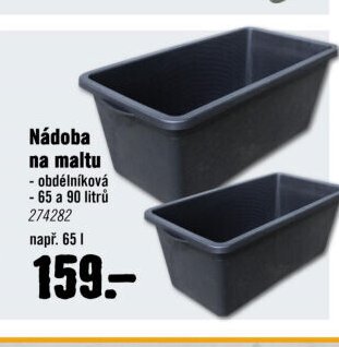 Nádoba na maltu
