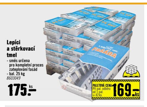 Lepící a stěrkovací tmel