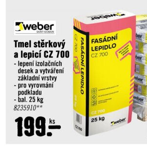 Tmel stěrkový a lepicí CZ 700