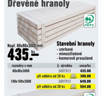 Stavební hranoly