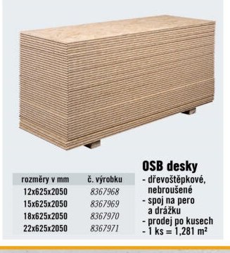 OSB desky
