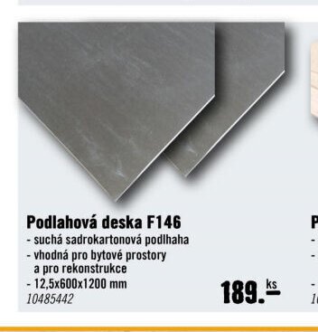 Podlahová deska F146