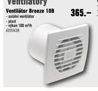 Ventilátor Breeze 10B