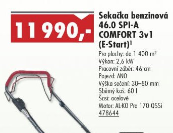Sekačka benzínová 46.0 SPI-A COMFORT 3v1