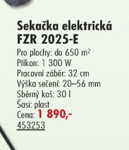 Sekačka elektrická FZR 2025-E