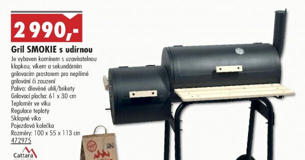 Gril SMOKIE s udírnou