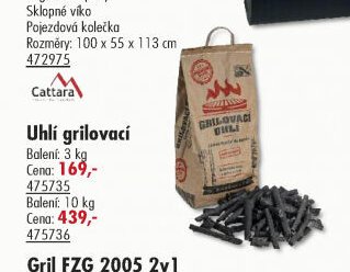 Uhlí grilovací 3 kg