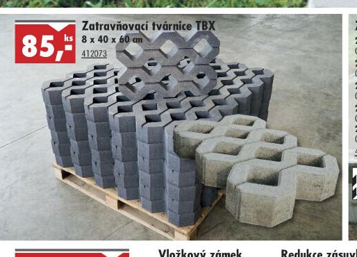 Zatravňovací tvárnice TBX