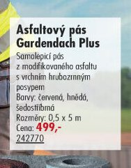 Asfaltový pás Gardendach Plus
