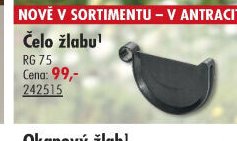 Čelo žlabu