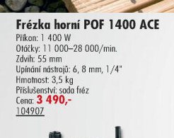 Frézka horní POF 1400 ACE