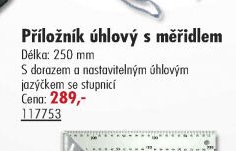 Příložník úhlový s měřidlem