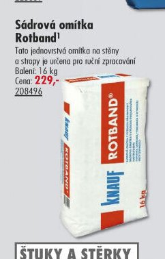 Sádrová omítka Rotband