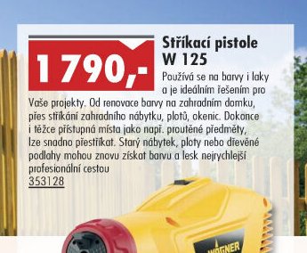 Stříkací pistole W 125