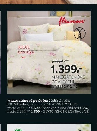 Makosaténové povlečení