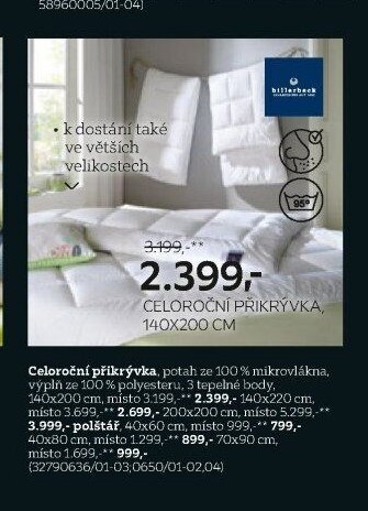 Celoroční přikrývka