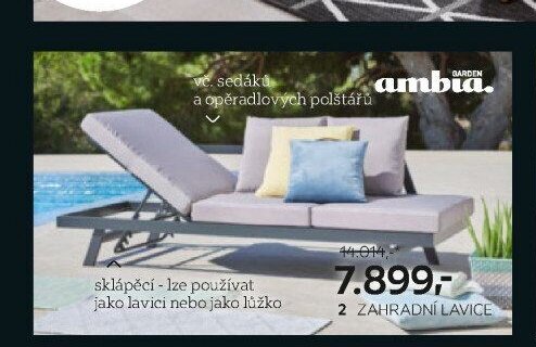 Zahradní lavice