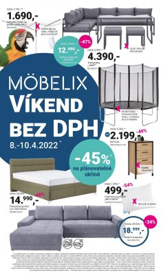 akční leták Möbelix 4.4.2022-20.4.2022