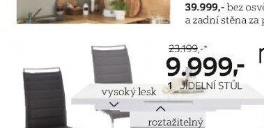 1 Jídelní stůl