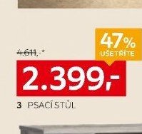 3 psací stůl