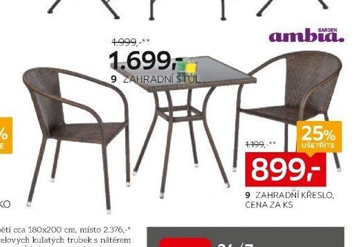Zahradní stůl