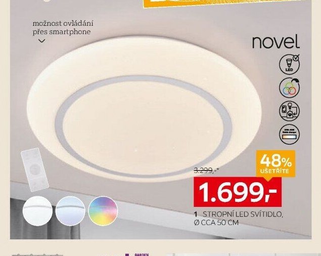 Stropní LED svítidlo