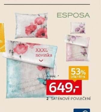 Saténové povlečení