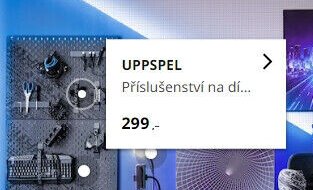 UPPSPEL Příslušenství na dírovanou desku