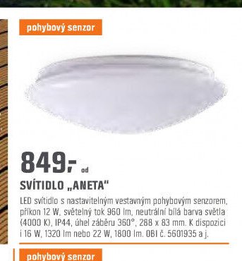 SVÍTIDLO „ANETA