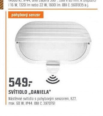 SVÍTIDLO „DANIELA