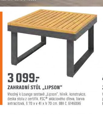Zahradní stůl Lipson