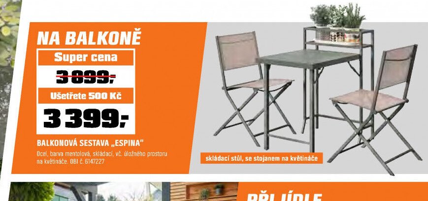 BALKONOVÁ SESTAVA „ESPINA“