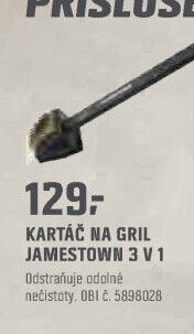 KARTÁČ NA GRIL JAMESTOWN 3 V 1