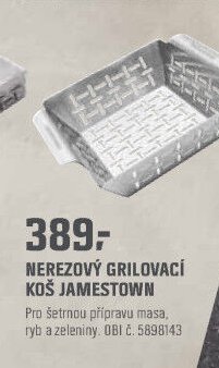 NEREZOVÝ GRILOVACÍ KOŠ JAMESTOWN