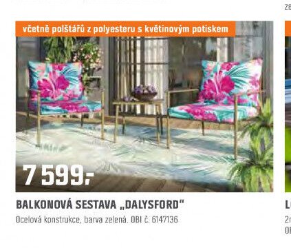 BALKONOVÁ SESTAVA „DALYSFORD“