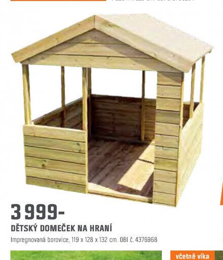 DĚTSKÝ DOMEČEK NA HRANÍ