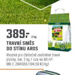 TRAVNÍ SMĚS DO STÍNU AROS