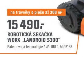 ROBOTICKÁ SEKAČKA WORX LANDROID S300