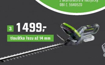 Nůžky na živý plot aku LUX