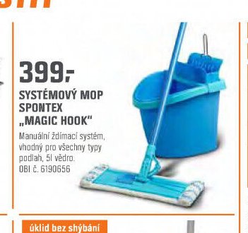 SYSTÉMOVÝ MOP SPONTEX „MAGIC HOOK“