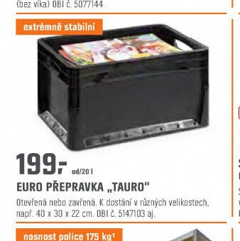 EURO PŘEPRAVKA „TAURO“
