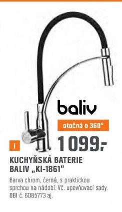 KUCHYŇSKÁ BATERIE BALIV „KI-1861“