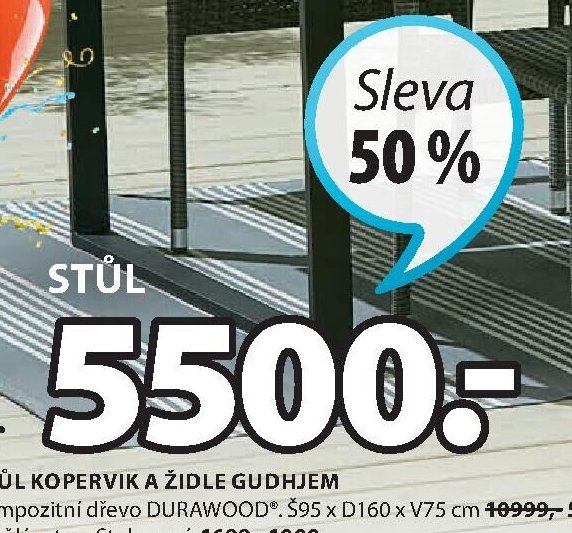 Zahradní stůl KOPERVIK