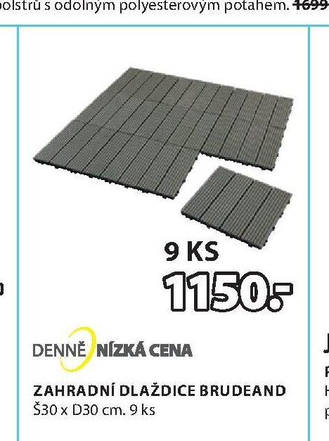 ZAHRADNÍ DLAŽDICE BRUDEAND