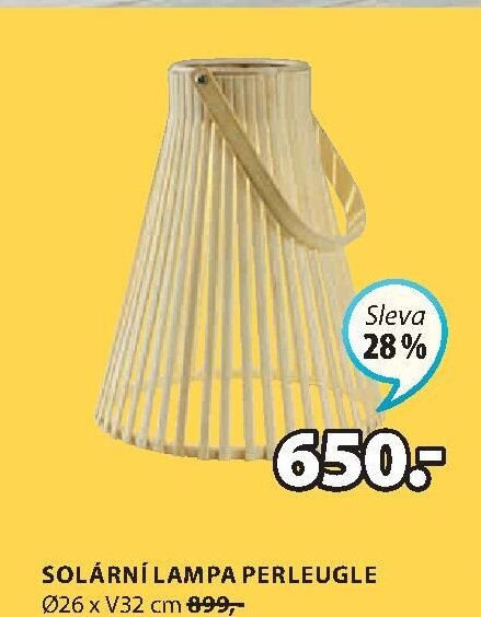 SOLÁRNÍ LAMPA PERLEUGLE